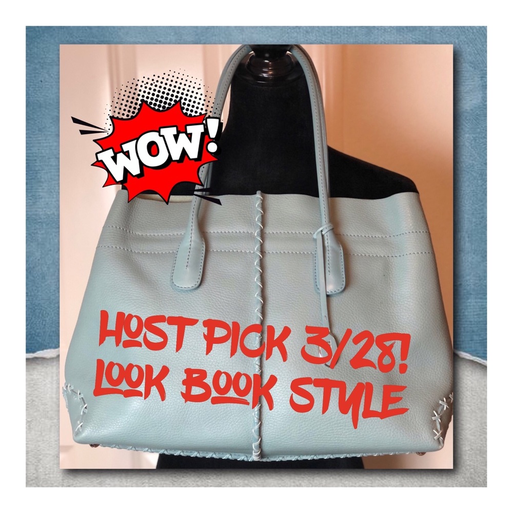 Host Pick!Large Tod’s D-Bag Aqua LeatherHost Pick!